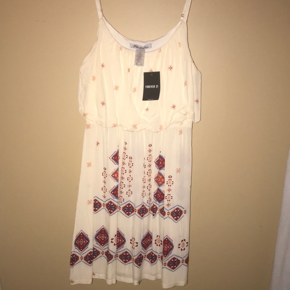 thin strap ivory dress never worn